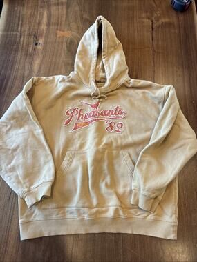 Pheasants Forever Hunting Hoodie Gamehide Large Camel 100% cotton